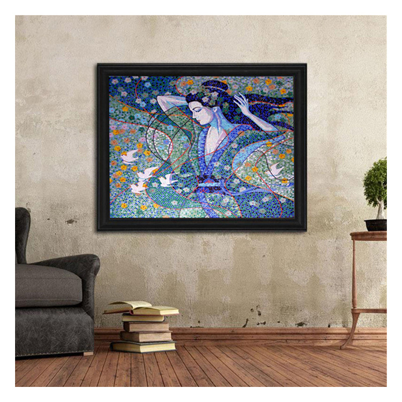 ZFPM003 beautiful portrait mosaic maker free design wall decor_ZFmosaic ...